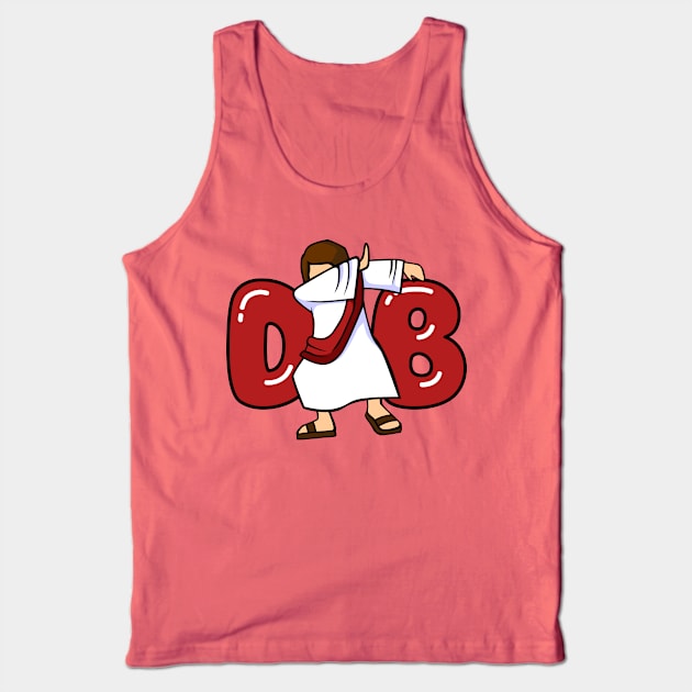 Dabbing Jesus Tank Top by teevisionshop